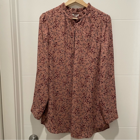 NWOT Reitmans Pink Floral Tunic, Size Large - Picture 7 of 11